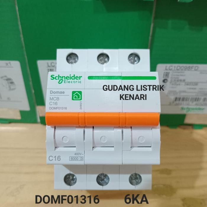 Mcb Domae 3P 16A Schneider