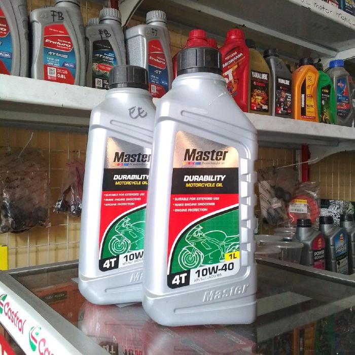 Oli Master 4T 10W-40 1L Api Sj Jaso Ma