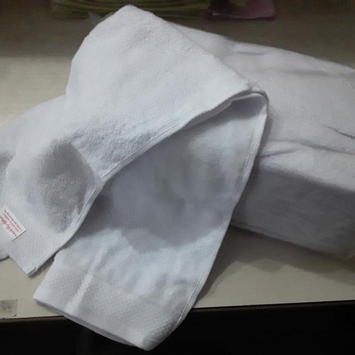 fvxy- Handuk Kecil Handuk Leher Putih Polos Perlengkapan Haji Dan Umroh