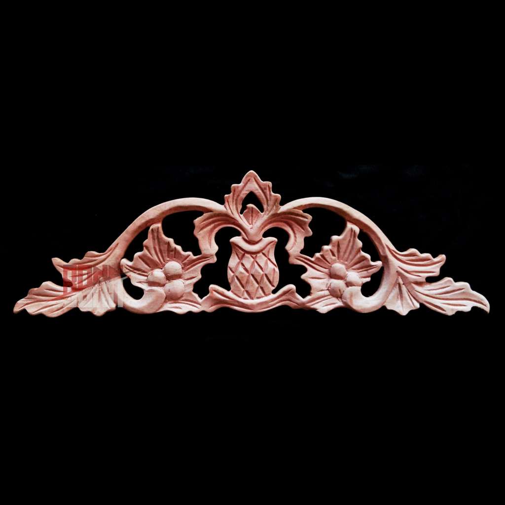 Ornamen ukir tempel kayu untuk hiasan lemari, hiasan pintu, hiasan dinding