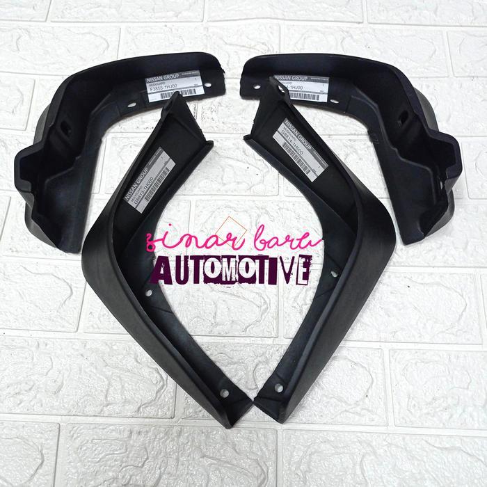 Gercep Mudguard Karpet Lumpur Depan Belakang Kanan Kiri Nissan March 1Set 4Pc Terlariss 