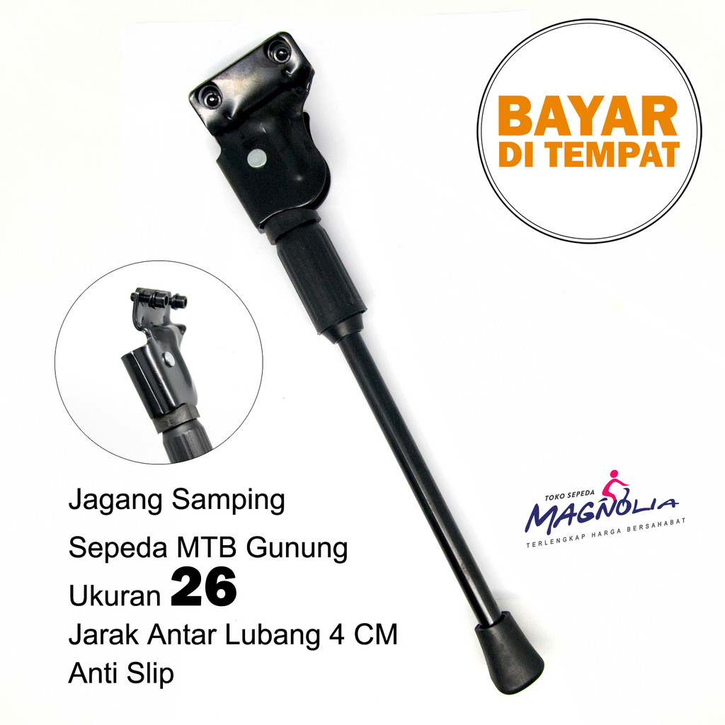 Standar Jagang Samping Sepeda MTB Gunung 26 Steel Merk Pacific