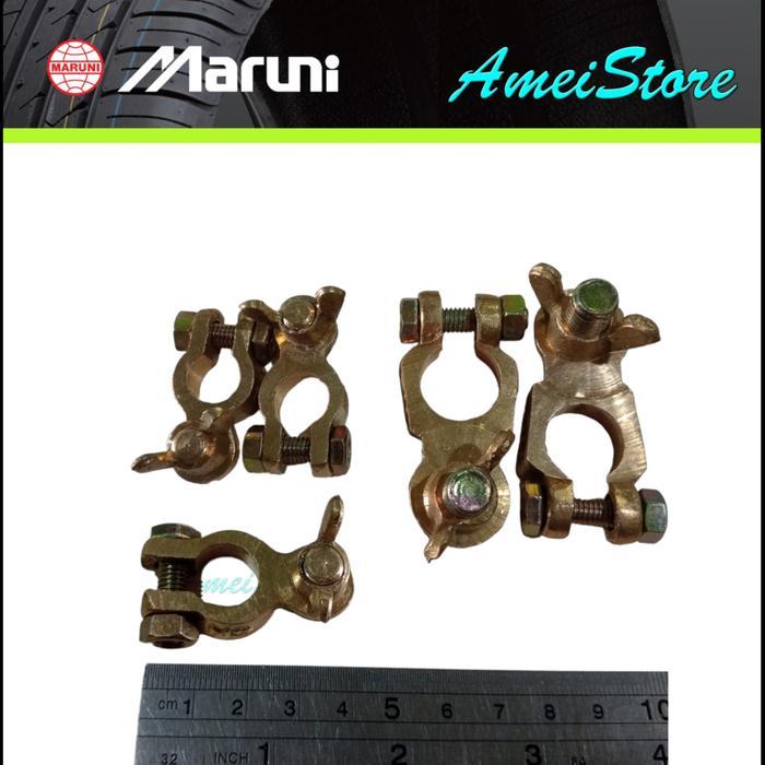 Klem kepala aki kecil Kuningan N40 /terminal aki mobil Kuningan