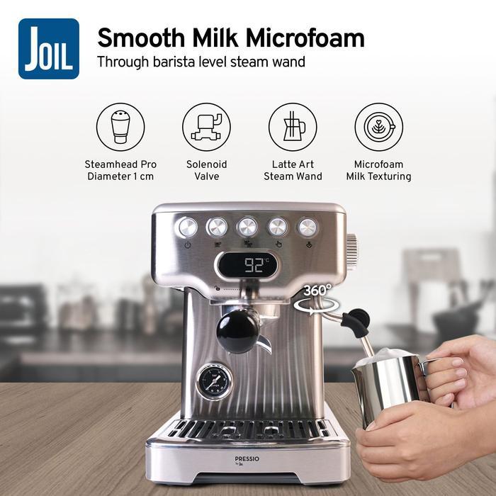 Joil Pressio Origin Mesin Kopi Espresso Machine Rumahan Brewing Pressure15 Bar - Ep1