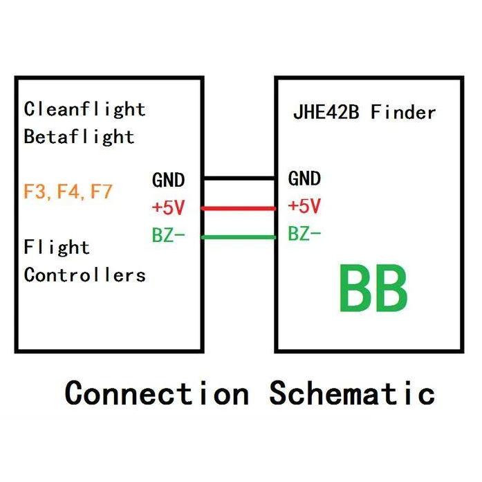 ecdc- Jhemcu Jhe42B-S Mini Finder Buzzer Beeper For Drone Quadcopter