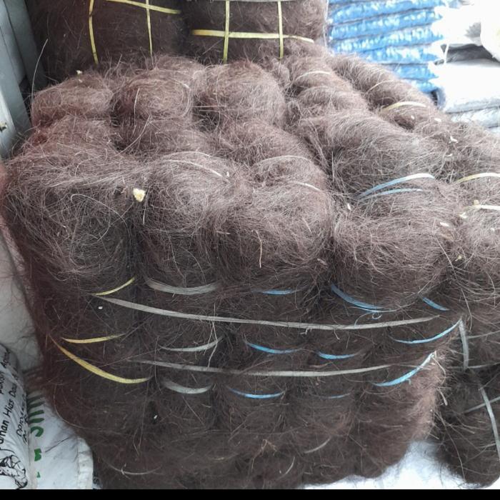 TamanHijau- Ijuk Aren Resapan Air 1 Bal (10 Ikat) Ijuk Halus Saringan Air