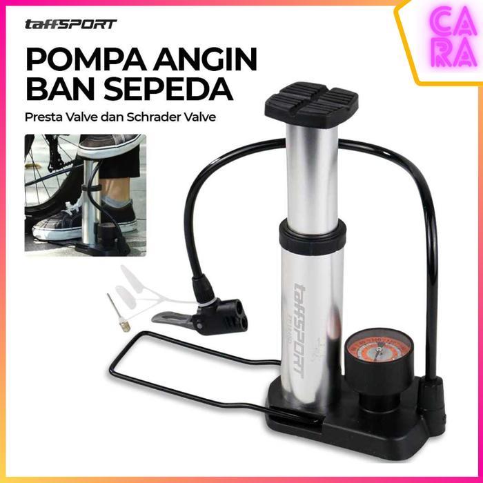 TaffSPORT Pompa Angin Ban Sepeda Manual Bike Tire Pump 160 PSI - PM50