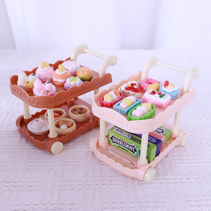 Miniatur Rak Susun Rak MIniatur Keranjang Miniatur Mini Supermarket (no isinya)