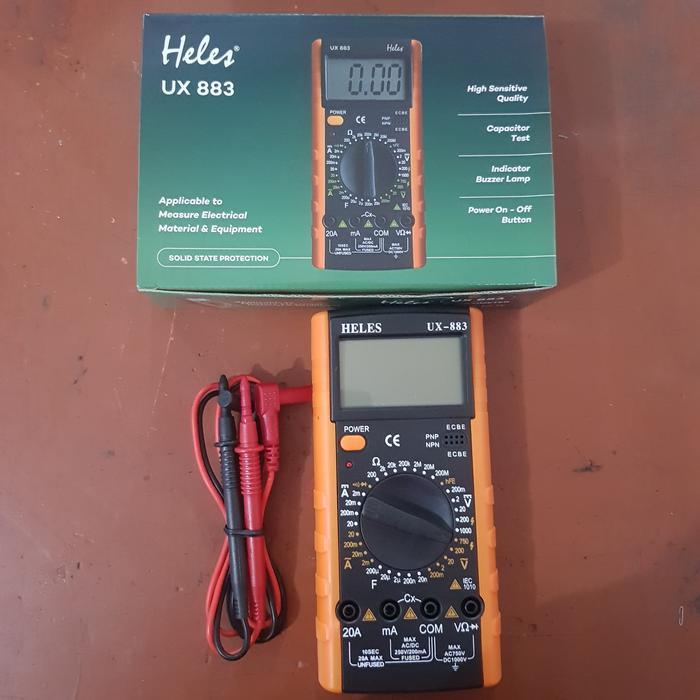 DISKON MULTITESTER HELES DIGITAL UX 883/AVOMETER DIGITAL HELES UX 883