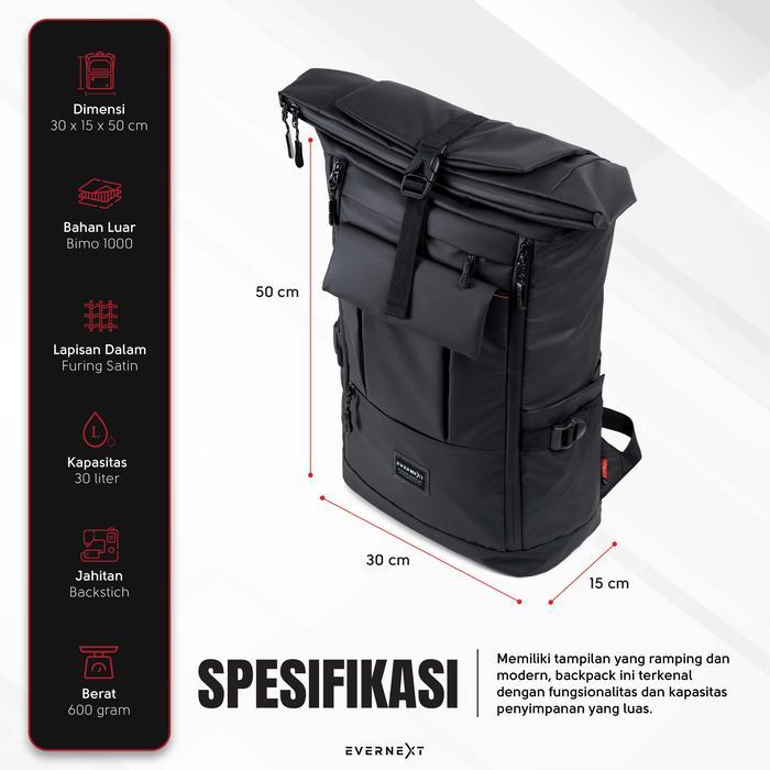 Eiger T- Tas Ransel Pria Waterproof Backpack Outdoor Pria Tas Travel Hummer Tas Backpackeran Pria