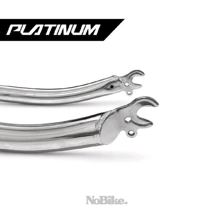 Fork Garpu Sepeda Mtb/Federal 26 Standart Steel Chrome Platinum