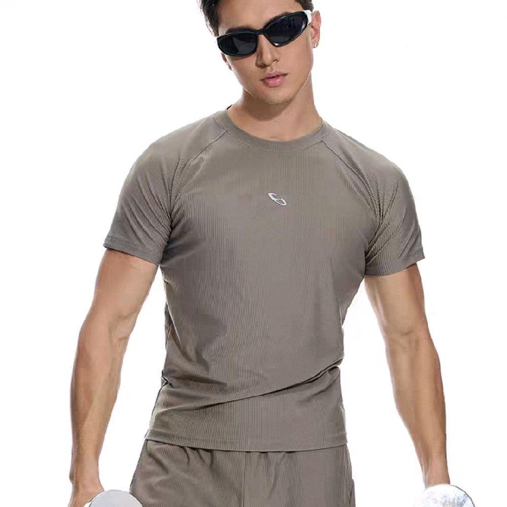 On My Game OMG cotton Stretch Tshirt in 3 colors - Tan, L