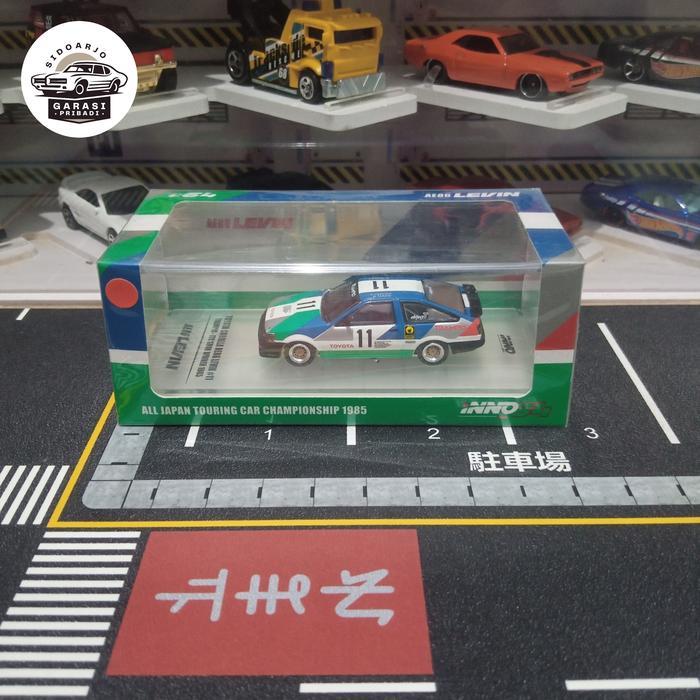 INNO64 TOYOTA COROLLA AE86 #11 "TRAMPO" JTC SUGO WINNER 1985 IN64-AE86T-BDKS24