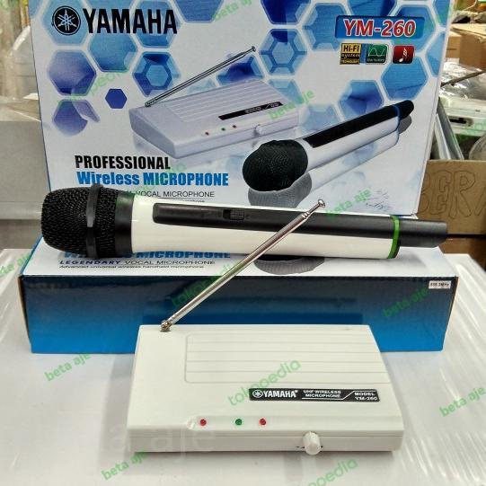 BEST SELLER MIC MIK WIRELESS TANPA KABEL YAMAHA YM260 260