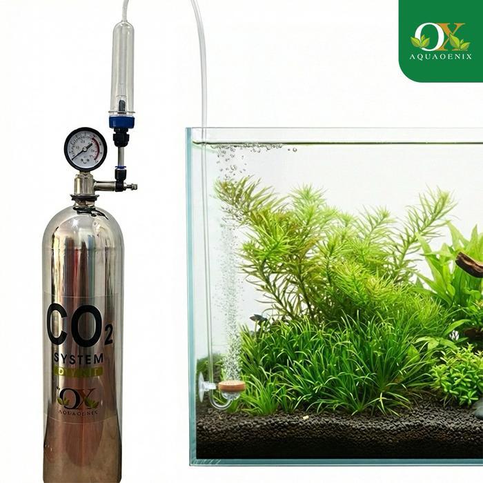 Tabung co2 aquascape stainless stell DIY tabung co2 cisod tabung co2 ragul tabung co2 aquaoenix