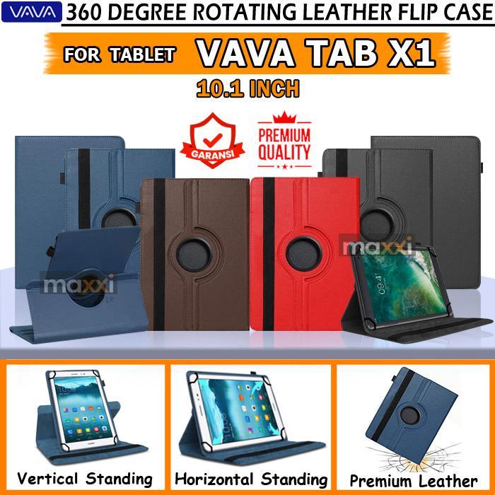Ada Stok Vava X1 Tab Tablet 10 Inci LTE Case Flipcase Flipcover Bookcover Putar