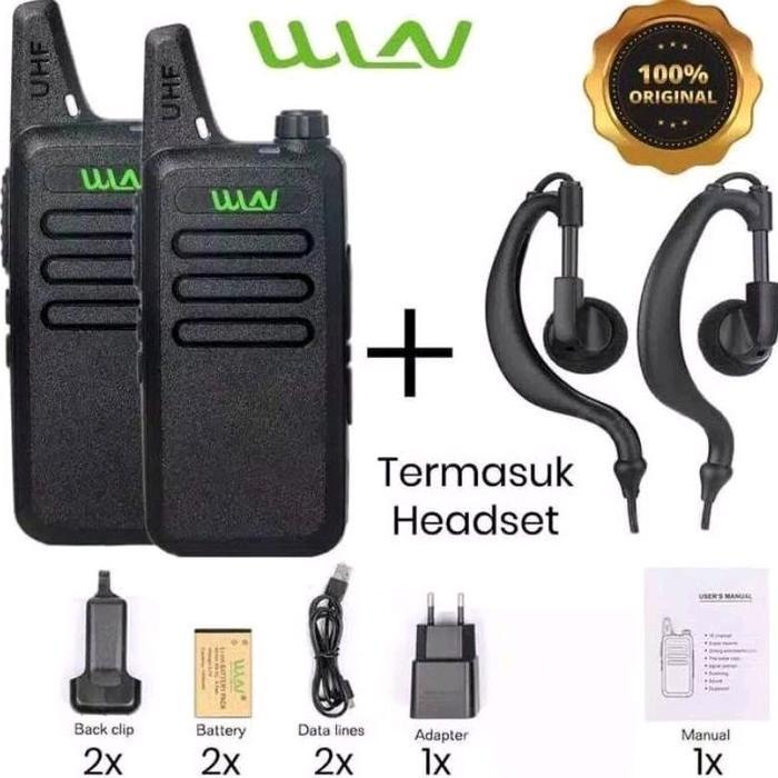 NEW HT WLN KD-C1 2IN1 SEPASANG 2 UNIT / BOX 1KM