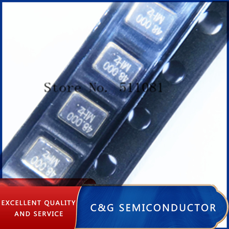 10PCS Passive Crystal Oscillators 48.000MHZ 48MHZ SMD 3225 12MHZ 16MHZ 20MHZ 24MHZ 25MHZ 26MHZ 27MHZ