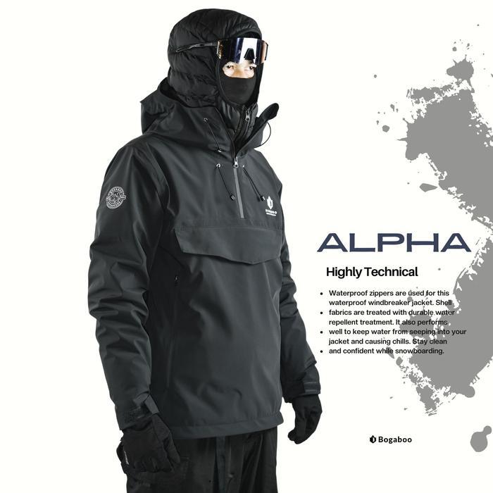 Salomon Advanture - Bogaboo Anorak Jacket 3 Layer Waterproof Pria Wanita Jaket Gunung Gorpcore Jaket