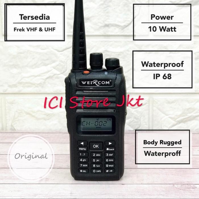TERBARU HT WEIRCOM 808 / HT WATERPROOF WALKIE TALKIE