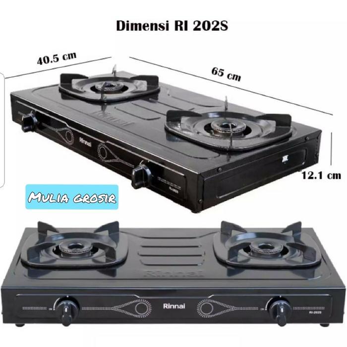 Kompor Rinnai RI 202 S Kompor 2 Tungku Rinnai RI 202S
