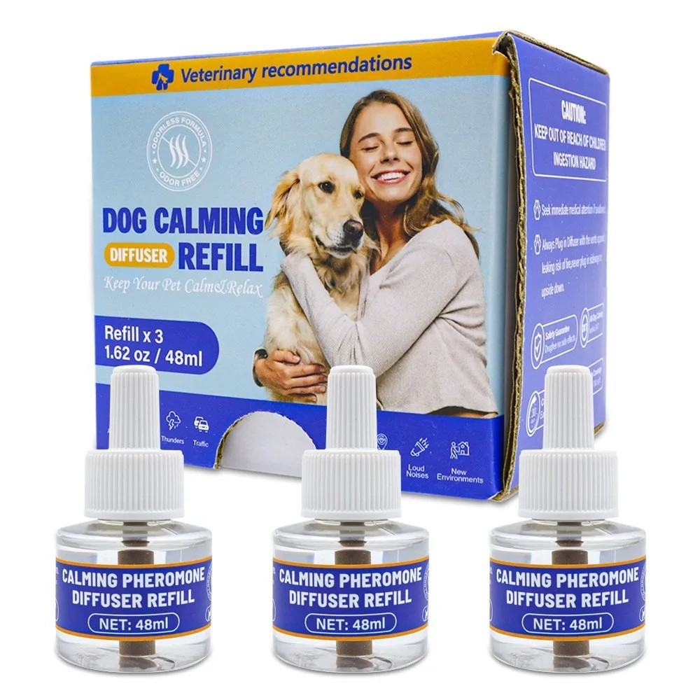 Cat and Dog Pheromone Diffusion 4-in-1 Pet Set Electric Heating Pheromone Odorless Pheromone