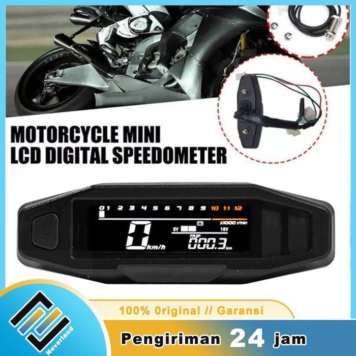 DISKON Universal Koso Speedometer Odometer Kilometer Digital Ktm Mini All Motor KTM SX KTM XC KTM