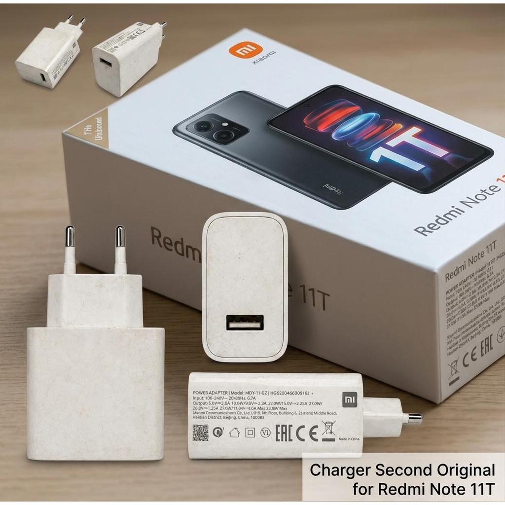 Kepala Cas Xiaomi MDY-11-EZ Second Original USB Putih Turbo Charge 33W 11V 3A Redmi Note 11T