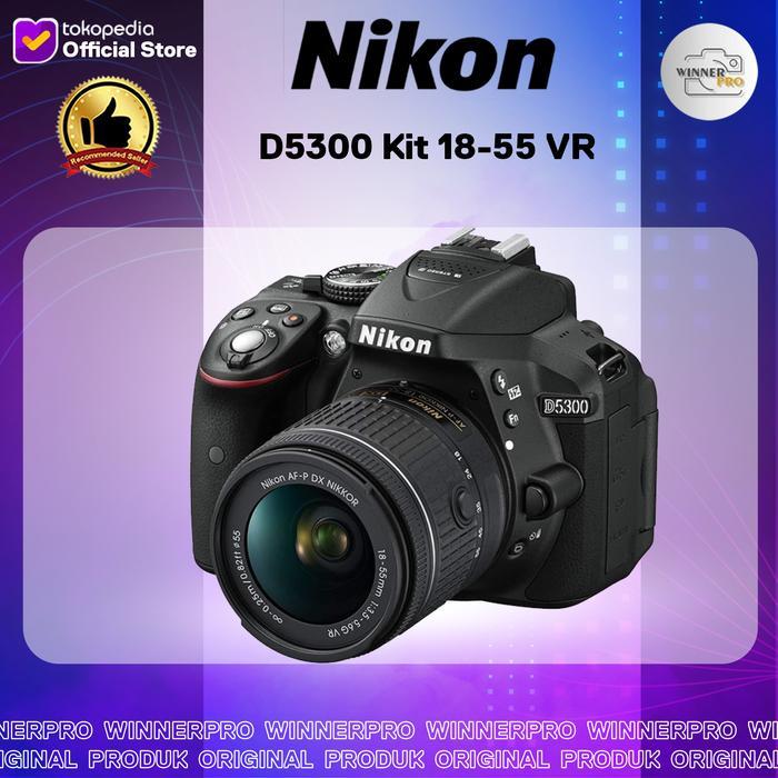 Nikon D5300 Kit 18-55 Vr Kamera Nikon D 5300 Kit Vr Terbaru 