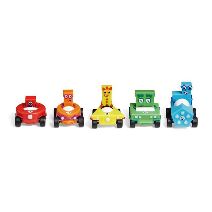 Hand2Mind Numberblocks Mini Vehicles, Set Mainan Kendaraan Mini Numberblocks - AGUST26