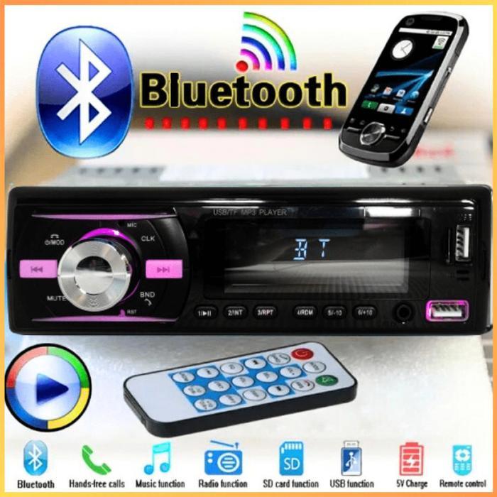 Cod Wistrue Tape Mobil Audio Bluetooth 5.0 Full Bass Mp3 Player Lcd Lampu Rgb Wireless Carry Pickup