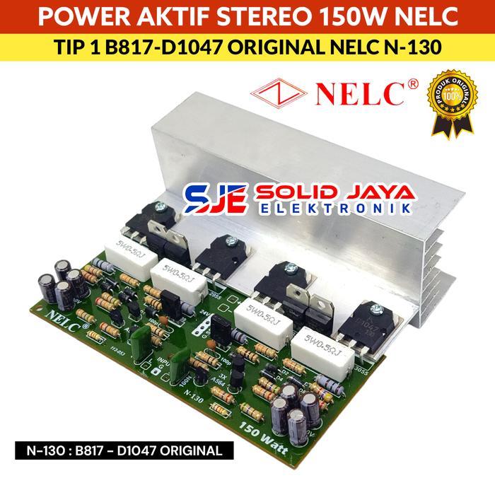 KIT POWER STEREO 150W NELC N130 B817 D1047 DRIVER POWER OCL AMPLIFIER AMPLI B 817 D 1047 150 WATT W
