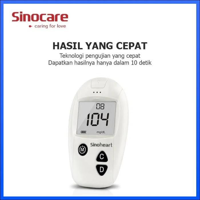 Sinoheart Strip Gula Darah Sinocare Strip Gula Darah Stik Gula Darah Sinoheart Cek Gula Darah
