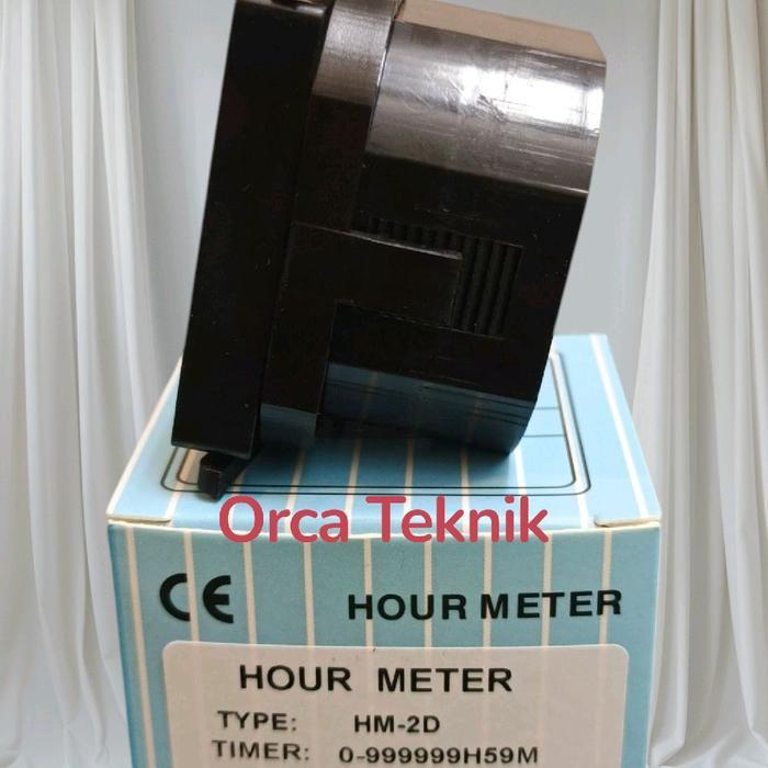 TERBARU Hour Meter Digital HM-2D 100-240VAC No Reset / Hour Meter Digital HM-2D 12-36VDC No Reset /