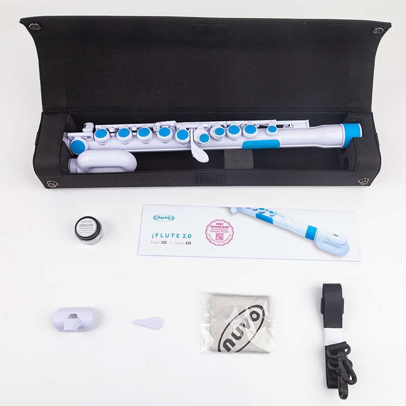 Nuvo JFLUTE 2.0 Flute Type O Mouthpiece Flute in C.