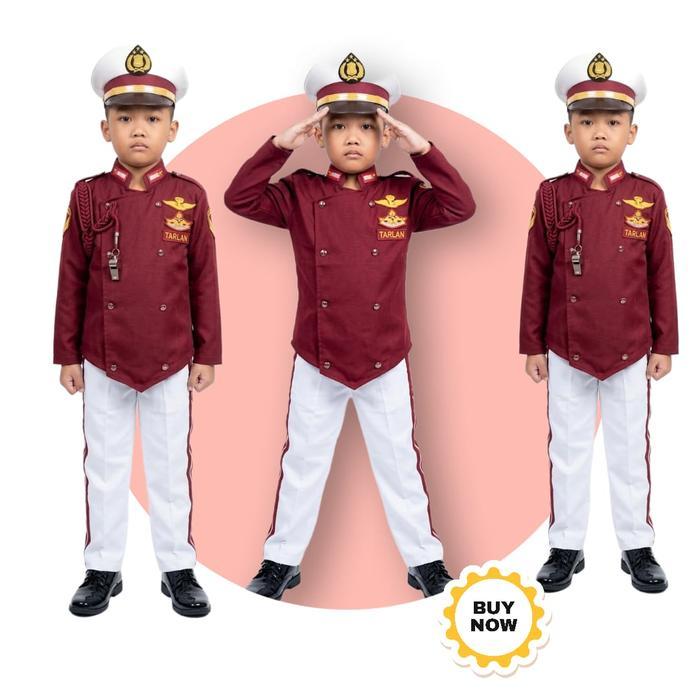 Baju Taruna Akpol anak laki laki- Kostum Taruna akpol anak -Baju profesi Taruna Akpol anak Fashion