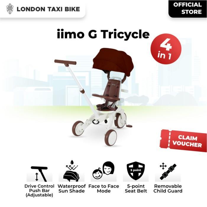 Sepeda Lipat Anak IIMO G Tricycle - White