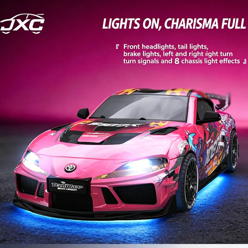JXC RC Rc Drift Car 143 Supra 1087X Mini Simulation RC Car Track Fourwheel Drive Modle For Adult