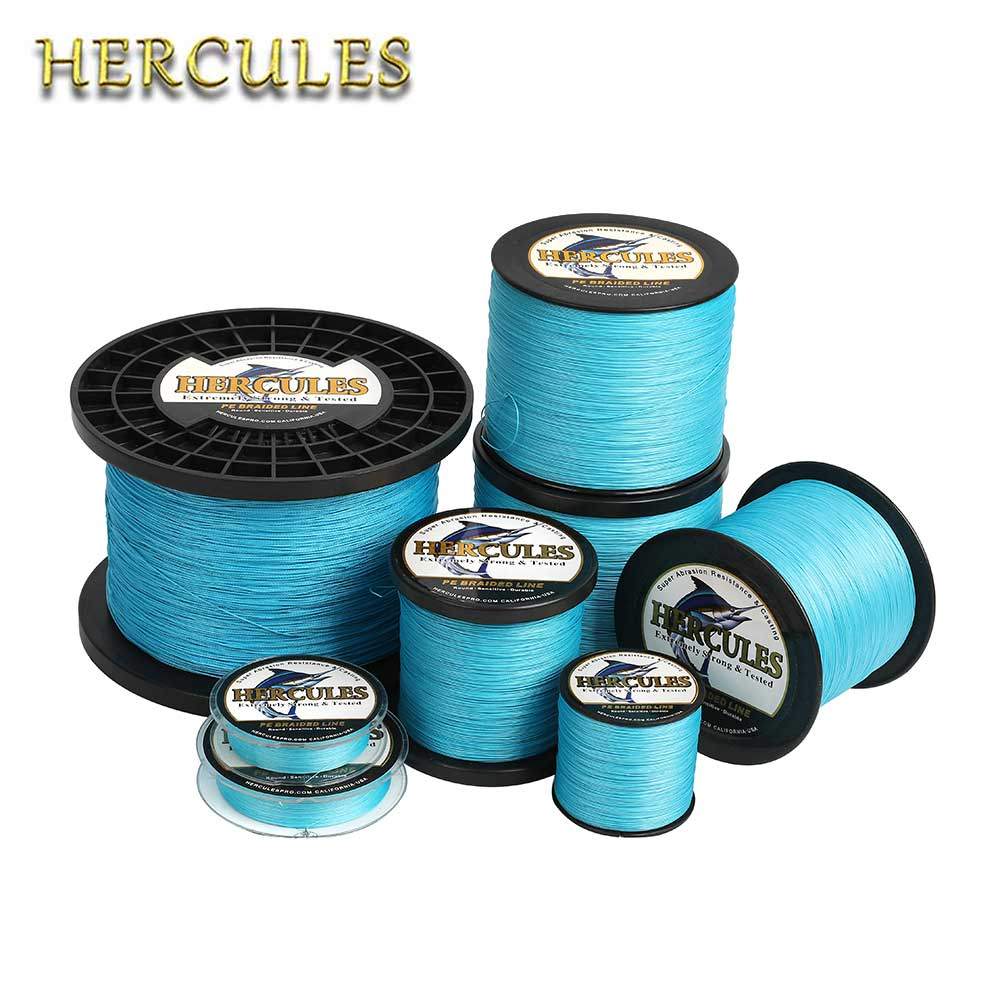 100M 300M 500M1000M1500M 2000M Super Blue PE 8 Braided Fishing Multifilament Thread 10300BLSea Cord