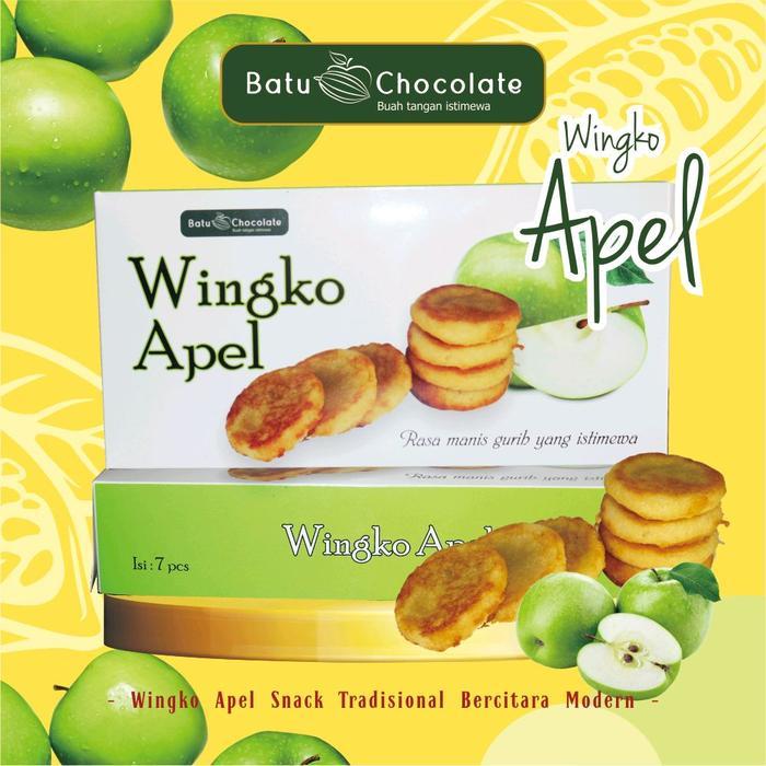 Batu Chocolate Wingko Babat Rasa Apel / Wingko Apel Oleh-oleh Khas Kota Batu Malang