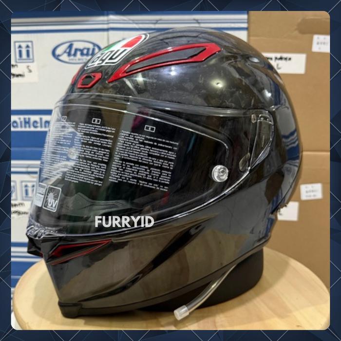 HELM FULL FACE AGV PISTA GP RR ITALIA CARBONIO FORGIATO 100% REAL CARBON - M