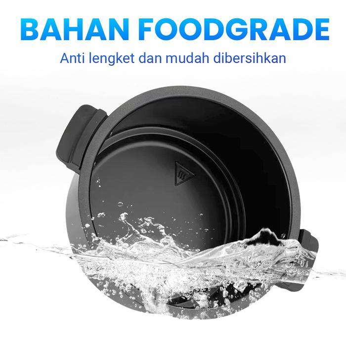 Diskon Air Fryer Tanpa Minyak Finito / Air Fryer Tutup Kaca Af-4Lhq 4Liter 700Watt Penggorengan