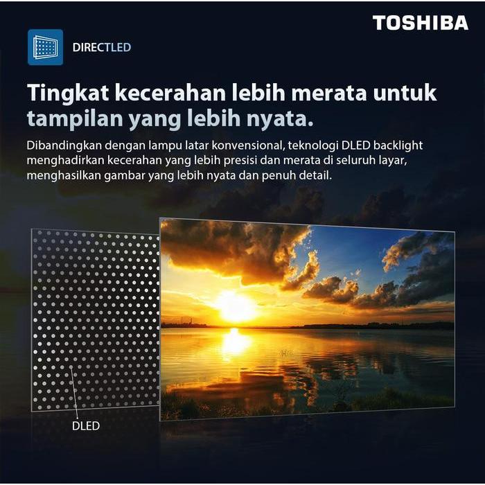 [HD Smart TV 32"] [KHUSUS ON] - Regza AI Sound Netflix Disney+ Youtube Dolby Audio Screen Sharing