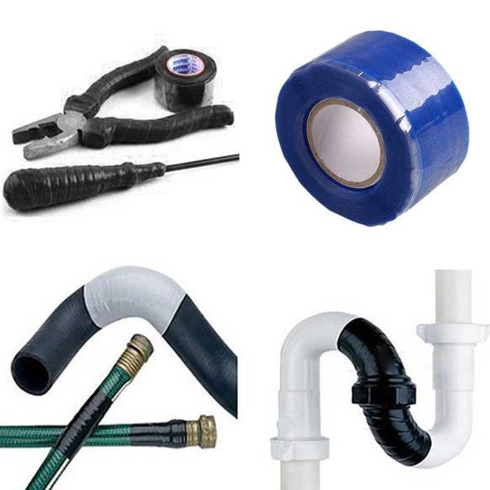 Ready Stok Lakban Isolasi Pipa Anti Bocor Waterproof 1.5M 3M Bahan Silikon