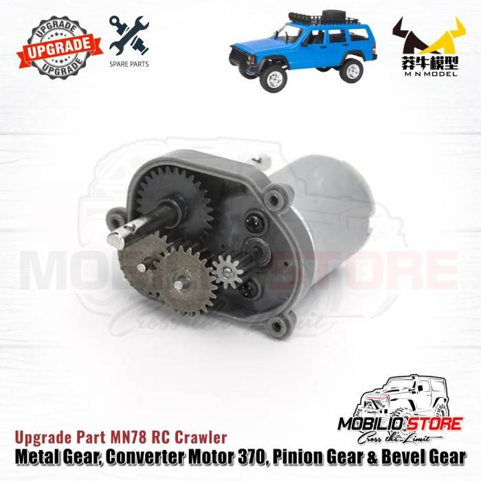 Upgrade Part MN78 Metal Gear Converter 370 Pinion & Bevel Gear MN 78