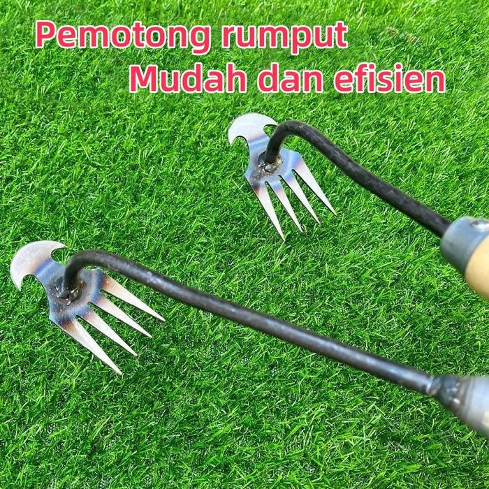 Weeding garu Harrow Manual Weeding Hoe Weeding penghapusan Puller Hoe