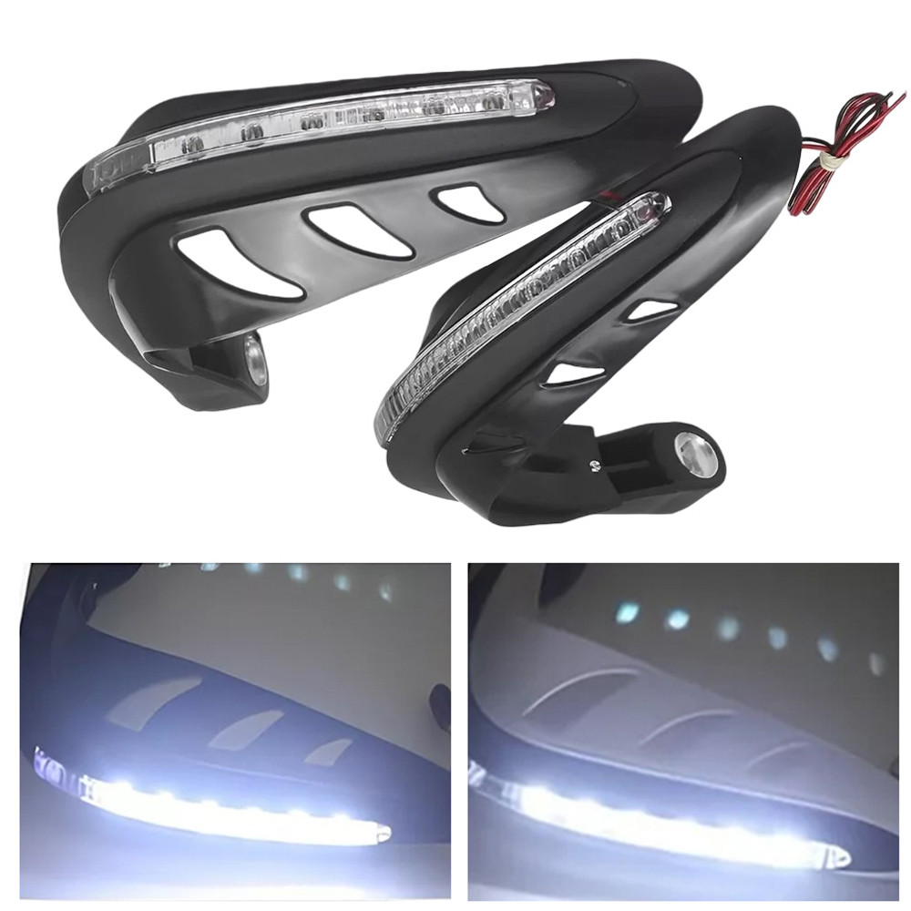 2 PCS MOTORCYCLE HANDLEBAR LIGHT ABS 12 VOLT WHITE LIGHT UNIVERSAL MOTORCYCLE HANDLEBAR LIGHT
