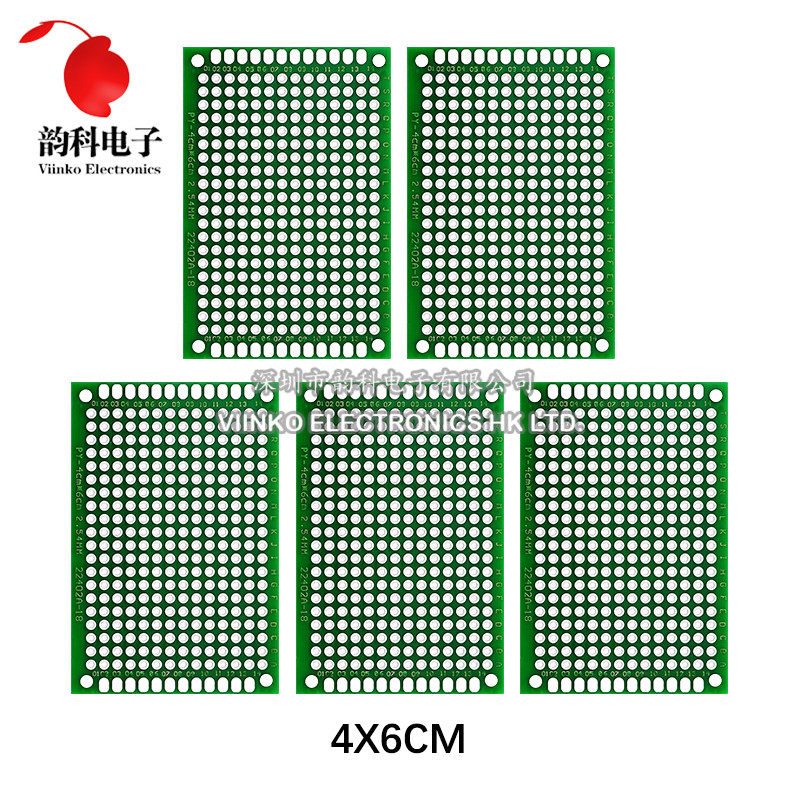 20ps Double PB Kit 2X8 3X7 4X6 5X7 5Ps Eah Mixed Prototype Board iruit Protoboard Universal
