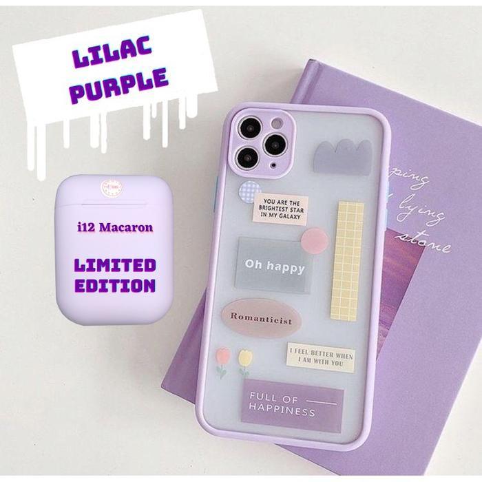 Headset Bluetooth Wireless I12 macaron TWS Airpod
