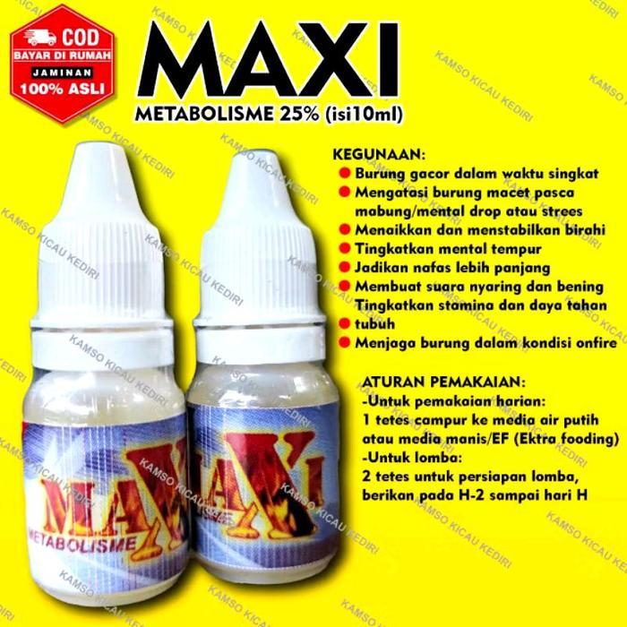 MAXI 25% isi 10 ml + METABOLISME MAXI 25%+ METABOLISME SOGON +METABOLISME + METABOLISME PLECI+